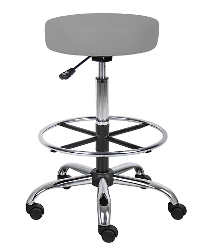 Boss Office Products Antimicrobial Drafting Stool