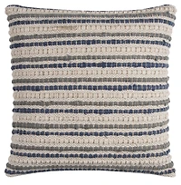 Rizzy Home Striped Decorative Pillow Cover, 20" x 20"
