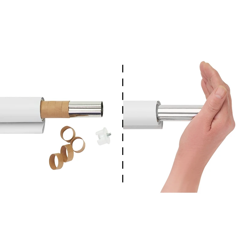 Achim Cords Free Tear Down Light Filtering Window Shade, 37" x 72"