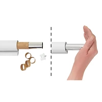 Achim Cords Free Tear Down Light Filtering Window Shade, 37" x 72"