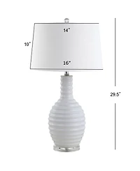Jonathan Y Dylan Ceramic Led Table Lamp