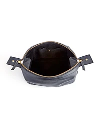 Royce New York Pebbled Leather Toiletry Bag