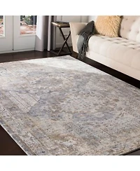 Livabliss Liverpool Lvp 2301 Charcoal Runner Area Rug Collection