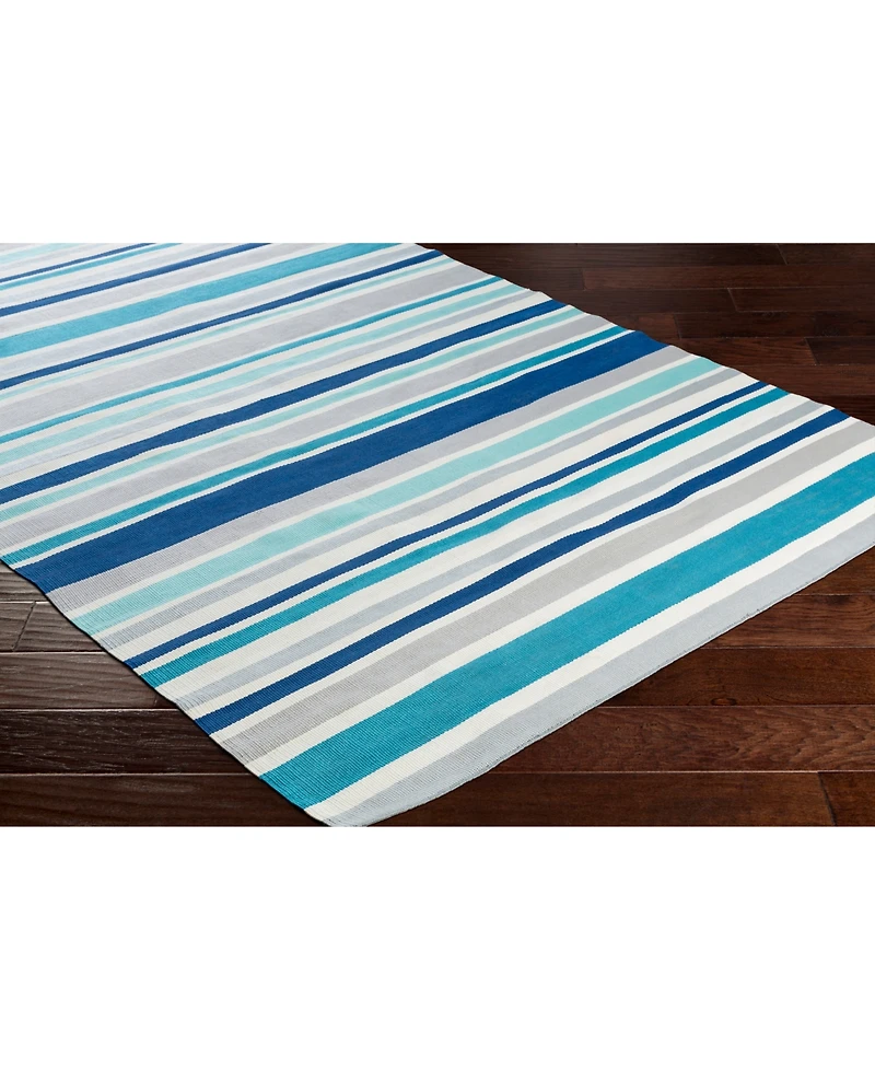 Surya Maritime Mtm-1011 Dark Blue 2' x 3' Indoor/Outdoor Area Rug