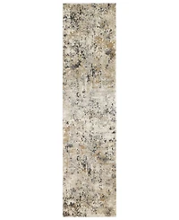 Livabliss Pune Pun-2300 Beige 2'7" x 10'3" Runner Area Rug