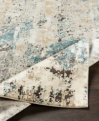 Livabliss Pune Pun 2301 Taupe Runner Area Rug Collection