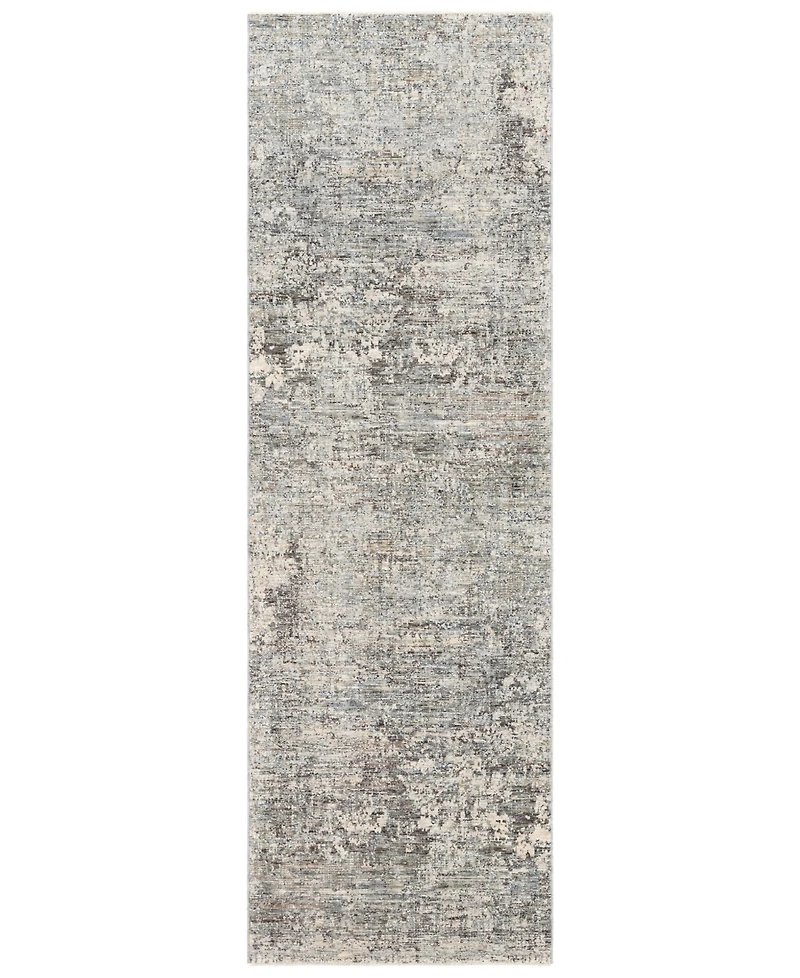 Livabliss Presidential Pdt-2303 Pale Blue 3'3" x 10' Runner Area Rug