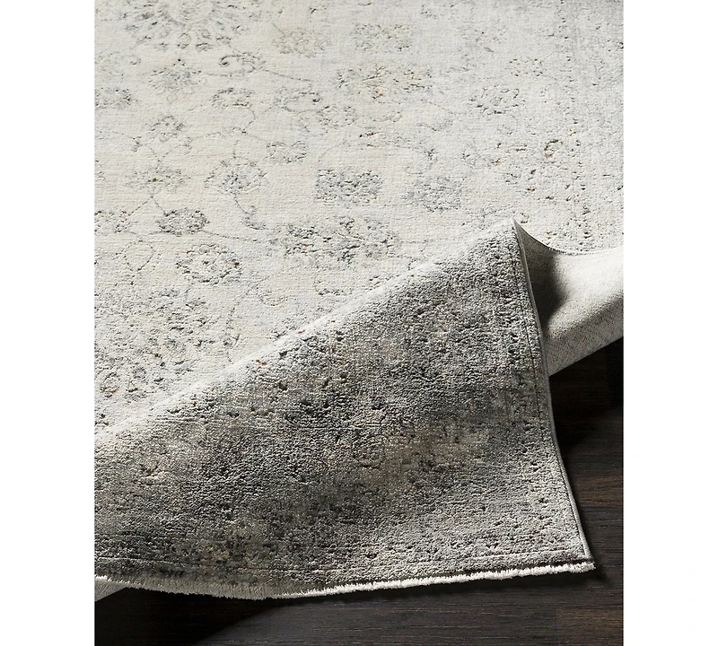 Livabliss Presidential Pdt- Medium Gray 3'3" x 10' Runner Area Rug