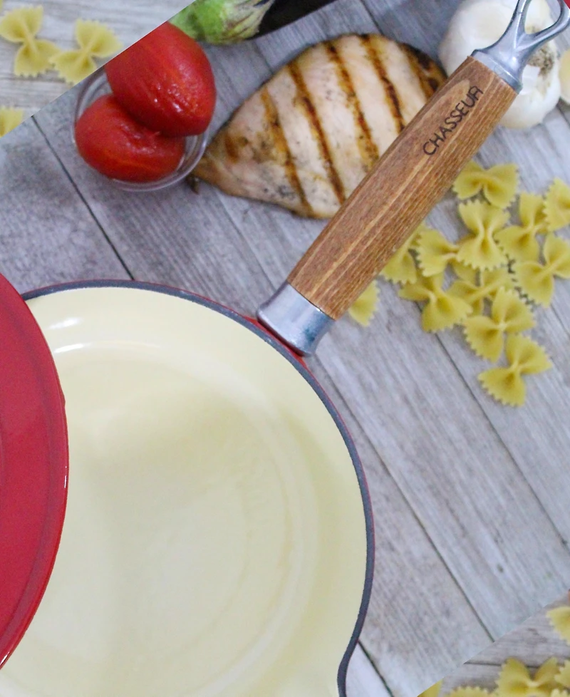 Chasseur French Enameled Cast Iron Qt. Saucepan