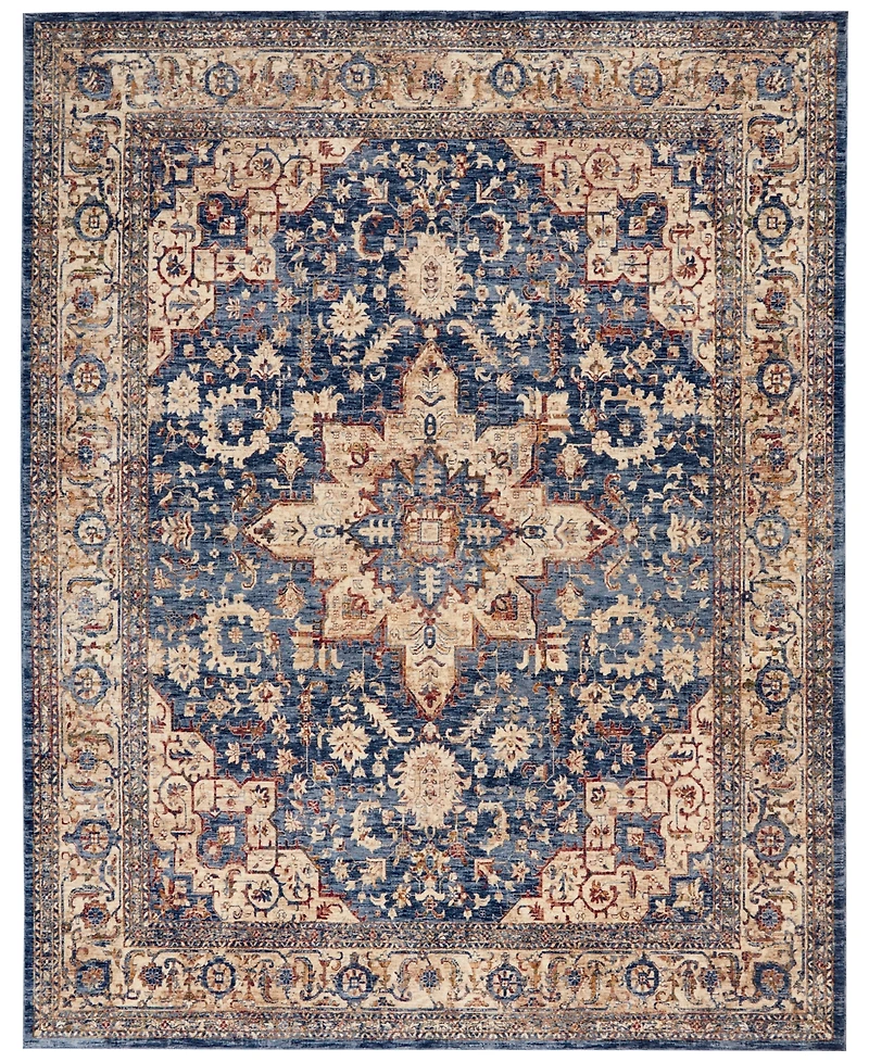Mink Home Taza Heriz 7' 10" x 9' Area Rug