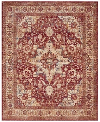 Mink Home Taza Heriz 7' 10" x 9' Area Rug