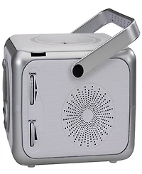 Jensen Cd555 Silver Portable Bluetooth Music System With Cd