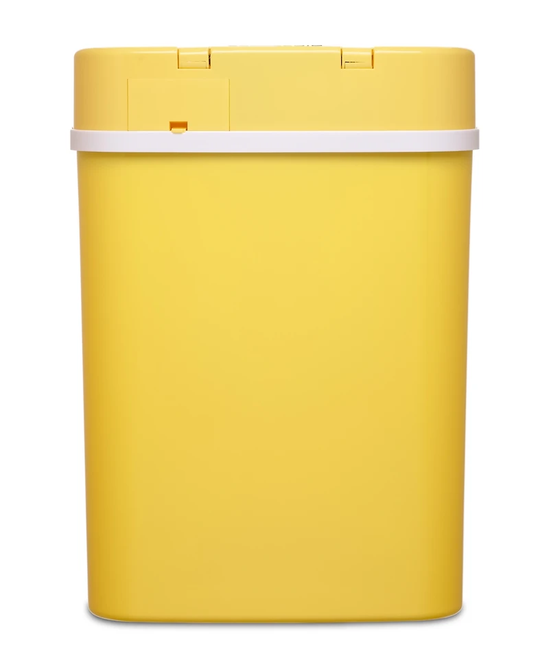 Ninestars Rectangular Motion Sensor Trash Can 3.2 Gallon Abs
