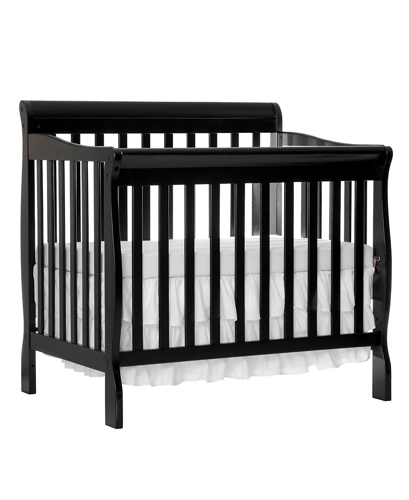 Dream On Me Baby Aden Convertible 4-in-1 Mini Crib, Natural