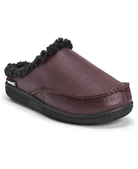 Muk Luks Men's Faux Leather Clog Slippers