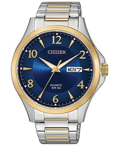 Citizen Men's Quartz Two-Tone Stainless Steel Bracelet Watch 41mm