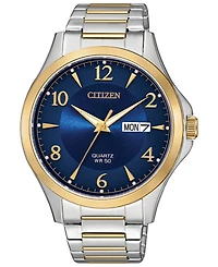 Citizen Men's Quartz Two-Tone Stainless Steel Bracelet Watch 41mm