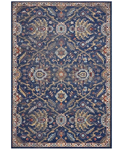 Kas Corsica Courtyard 7859 Royal Blue 3'3" x 4'11" Area Rug
