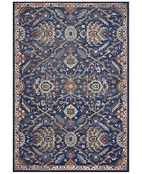 Kas Corsica Courtyard 7859 Royal Blue 3'3" x 4'11" Area Rug