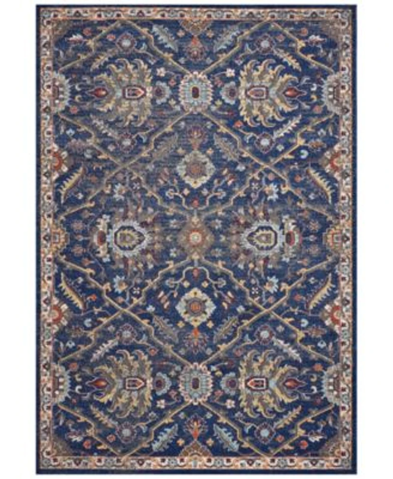 Kas Corsica Courtyard 7859 Royal Blue Area Rug