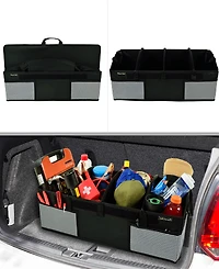 Picnic at Ascot Heavy Duty Trunk Organizer -No Slide Rigid Base-70 pound Capacity