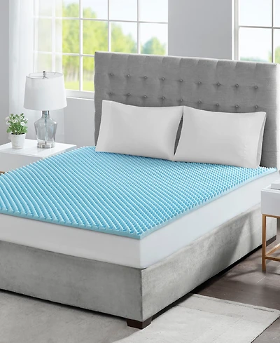 Madison Park 1.5" Gel-Infused Memory Foam Mattress Topper
