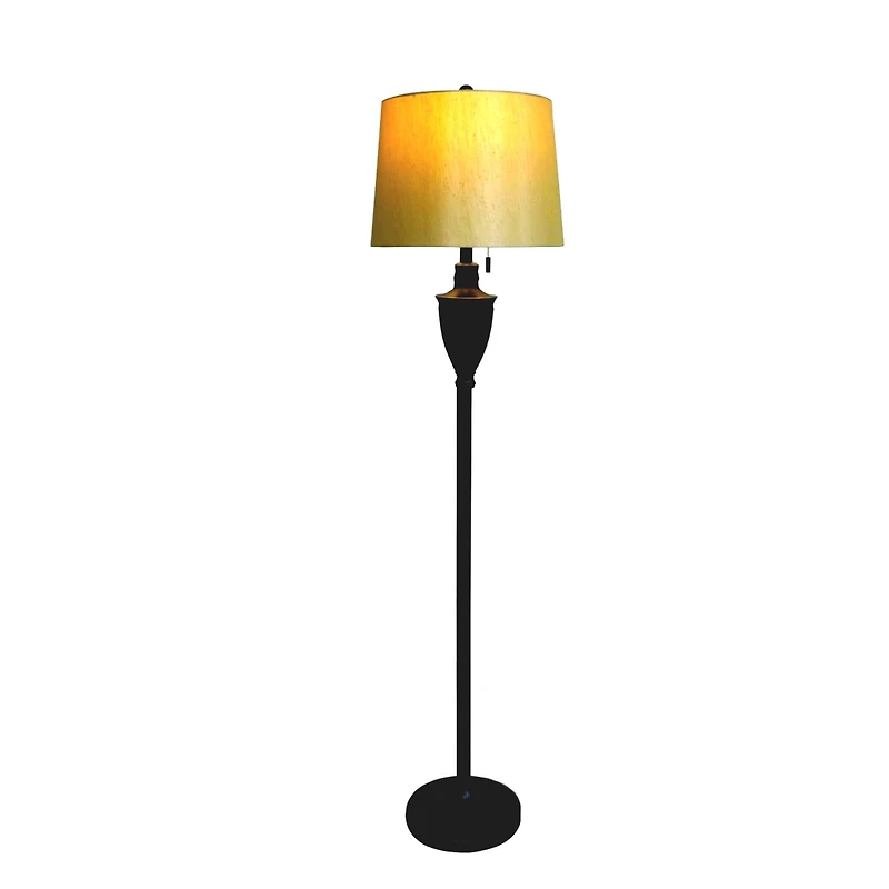 Fangio Lighting's 1589BZ 61" Classic Urn Metal Floor Lamp