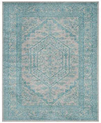 Safavieh Adirondack 108 Light Gray and Teal 8' x 10' Area Rug