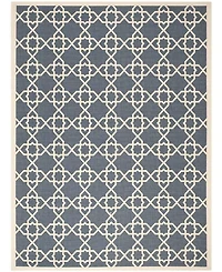 Safavieh Courtyard CY6032 Navy and Beige 8' x 11' Sisal Weave Outdoor Area Rug