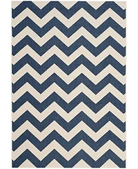 Safavieh Courtyard CY6244 Navy and Beige 5'3" x 7'7" Sisal Weave Outdoor Area Rug