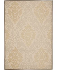 Safavieh Courtyard CY7133 Beige and Dark Beige 5'3" x 7'7" Outdoor Area Rug