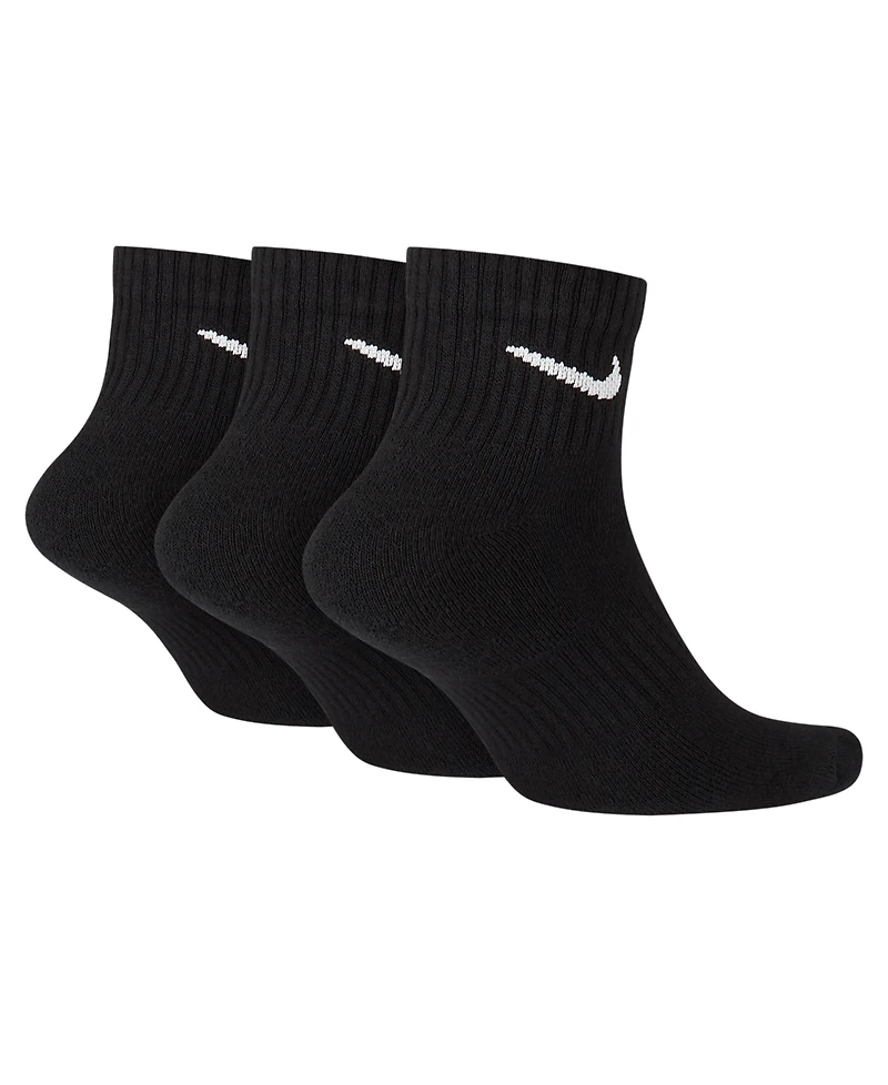 Nike Men's 3-Pk. Quarter Ankle Socks
