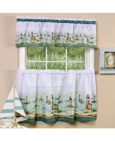 Achim Hamptons Tier Valance Window Curtain Sets