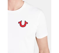 True Religion Men's Buddha Logo Crewneck Short Sleeve T-shirt