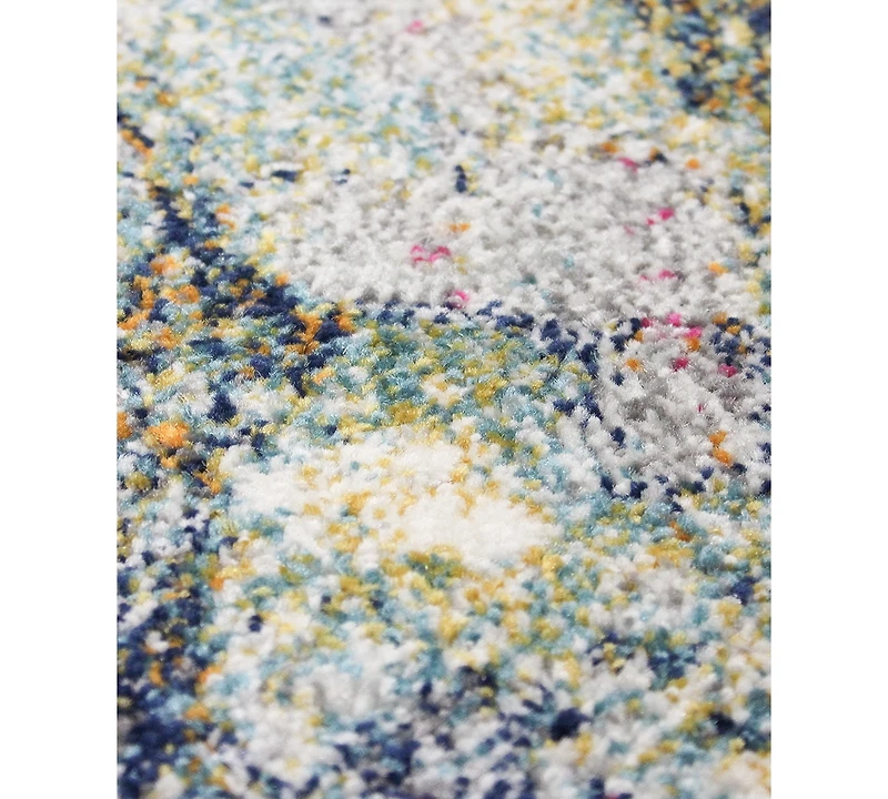 Bashian Medley 5341A Ivory/Blue 3'6" x 5'6" Area Rug