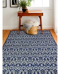 Closeout! Bashian Medley 5439A Dark Blue 7'6" x 9'6" Area Rug
