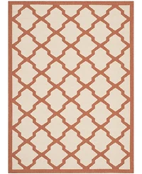 Safavieh Courtyard CY6903 Beige and Terracotta 5'3" x 7'7" Sisal Weave Outdoor Area Rug