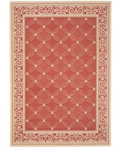 Safavieh Courtyard Red Natural Area Rug Collection