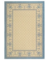 Safavieh Courtyard Natural Blue Area Rug Collection