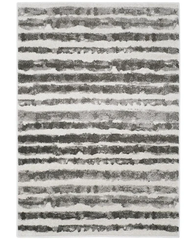 Safavieh Adirondack 126 Ivory and Charcoal 5'1" x 7'6" Area Rug