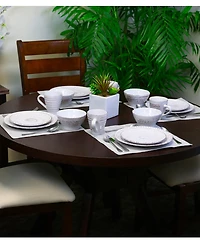 Elama Malibu Sands 16 Pc. Dinnerware Set, Service for 4