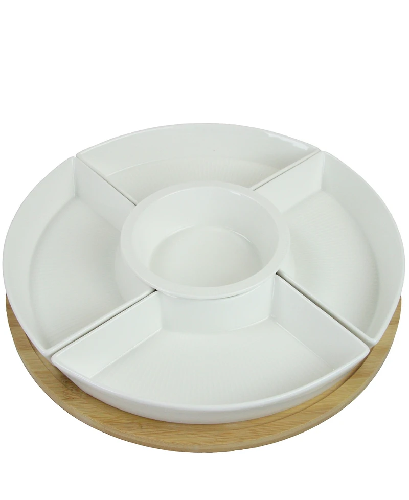 Elama Signature Large 6-Piece Lazy Susan