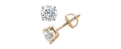 Diamond Stud Earrings (1/6 ct. t.w.) 10k Gold, White Gold or Rose