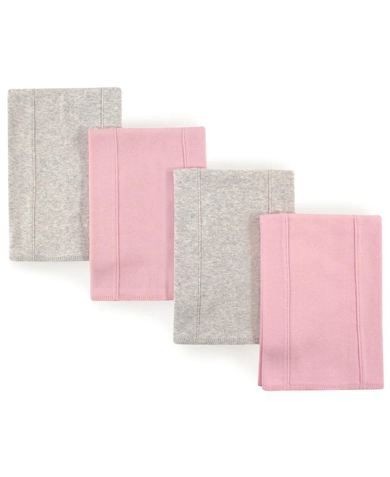 Touched by Nature Girls Soft Natural Cotton Burp Cloths