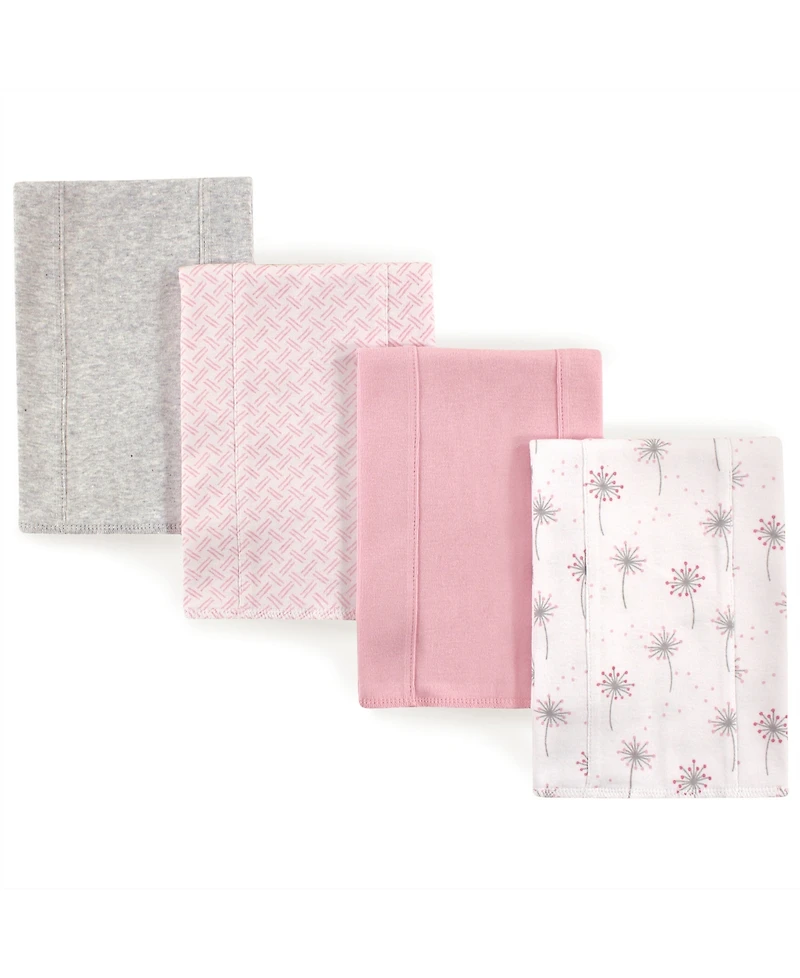 Touched by Nature Girls Soft Natural Cotton Burp Cloths