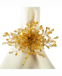 Beaded Burst Napkin Ring, Set of 6