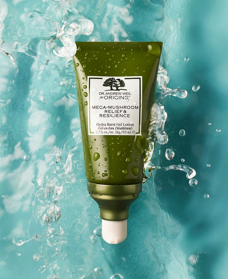 Origins Dr. Andrew Weil for Origins Mega-Mushroom Relief & Resilience Hydra Burst Gel Lotion, 1.7 oz.
