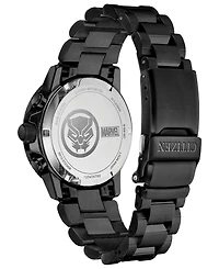 Marvel by Citizen Black Panther Chronograph Black Bracelet Watch 42mm