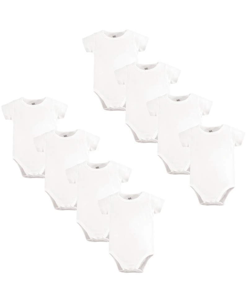 Touched by Nature Baby Boys Unisex 8Pk Organic Bodysuits