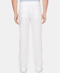 Perry Ellis Men's Regular-Fit 100% Linen Drawstring Pants